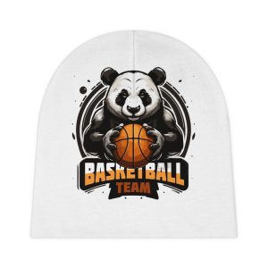 Basketball Panda Baby Beanie (AOP)