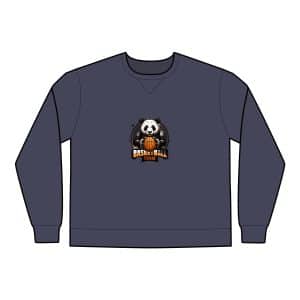 Basketball Panda Unisex ComfortWash® Garment Dyed Crewneck Sweatshirt